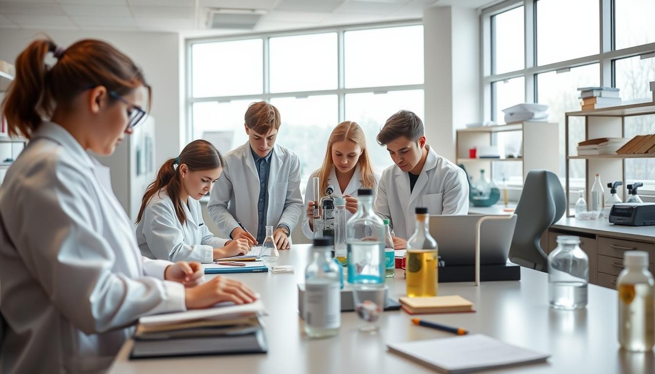 Student using online courses for flexible education